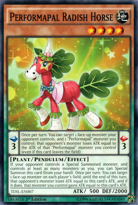 Performapal Radish Horse [TDIL-EN007] Common | Exor Games Dartmouth