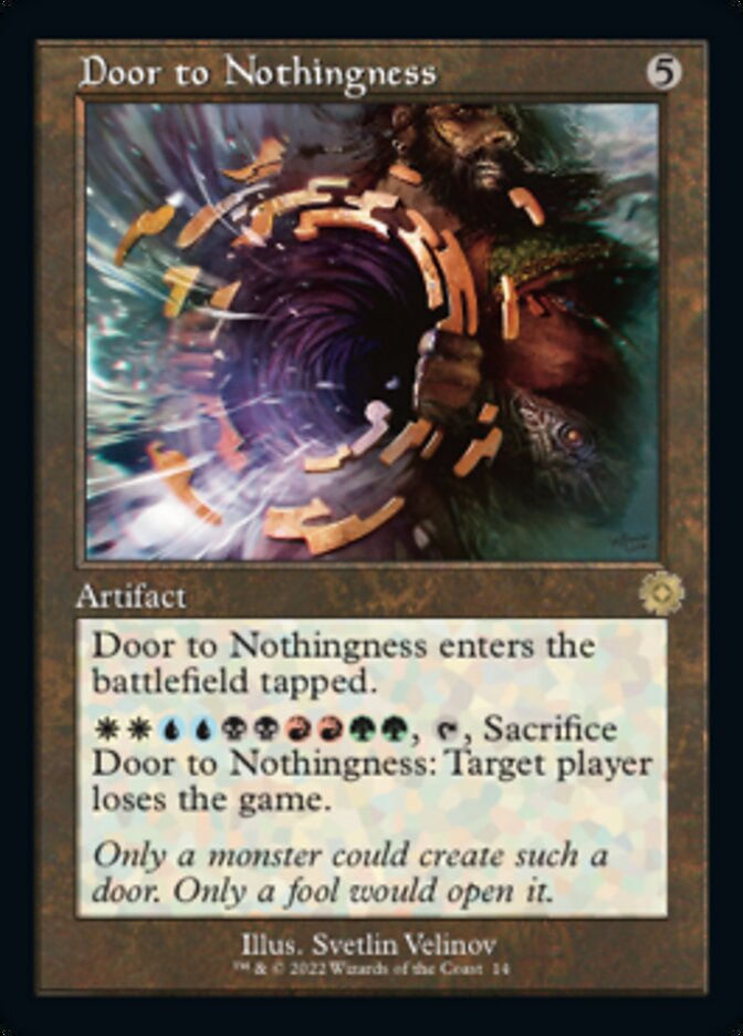 Door to Nothingness (Retro) [The Brothers' War Retro Artifacts] | Exor Games Dartmouth