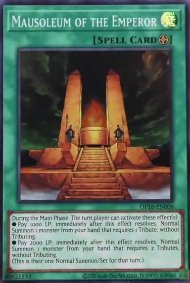 Mausoleum of the Emperor [OP16-EN006] Super Rare | Exor Games Dartmouth
