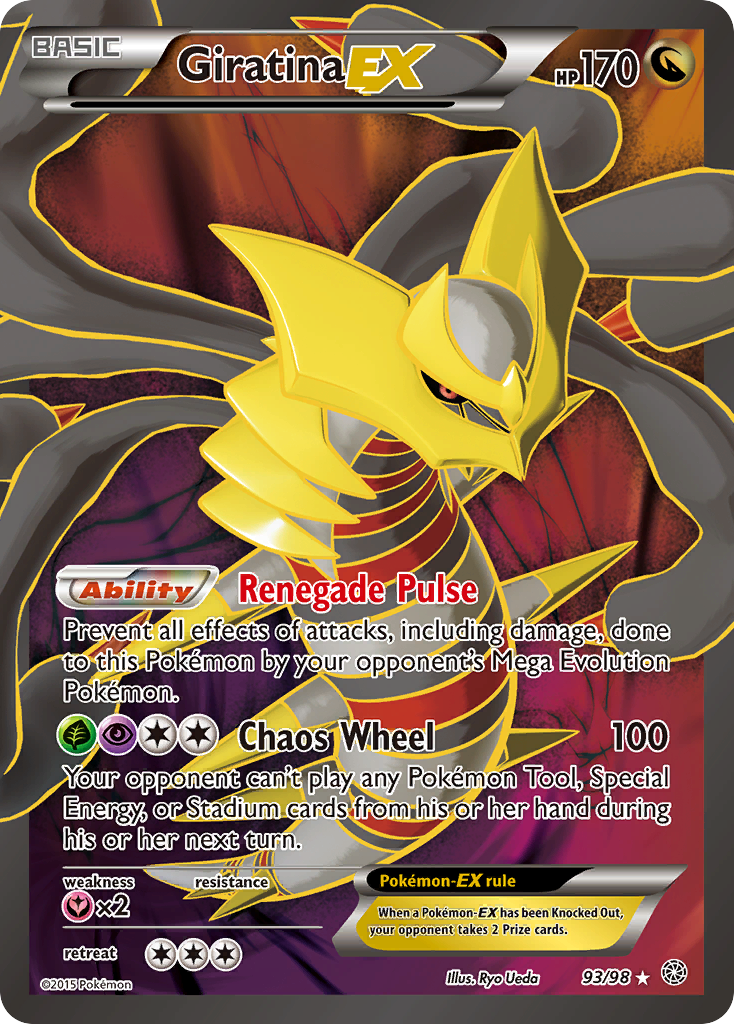 Giratina EX (93/98) [XY: Ancient Origins] | Exor Games Dartmouth