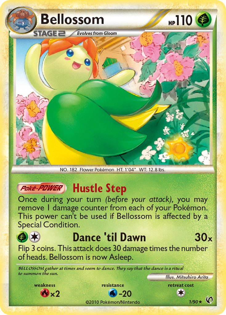 Bellossom (1/90) (Theme Deck Exclusive) [HeartGold & SoulSilver: Undaunted] | Exor Games Dartmouth