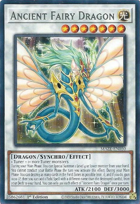 Ancient Fairy Dragon [MAZE-EN050] Rare | Exor Games Dartmouth