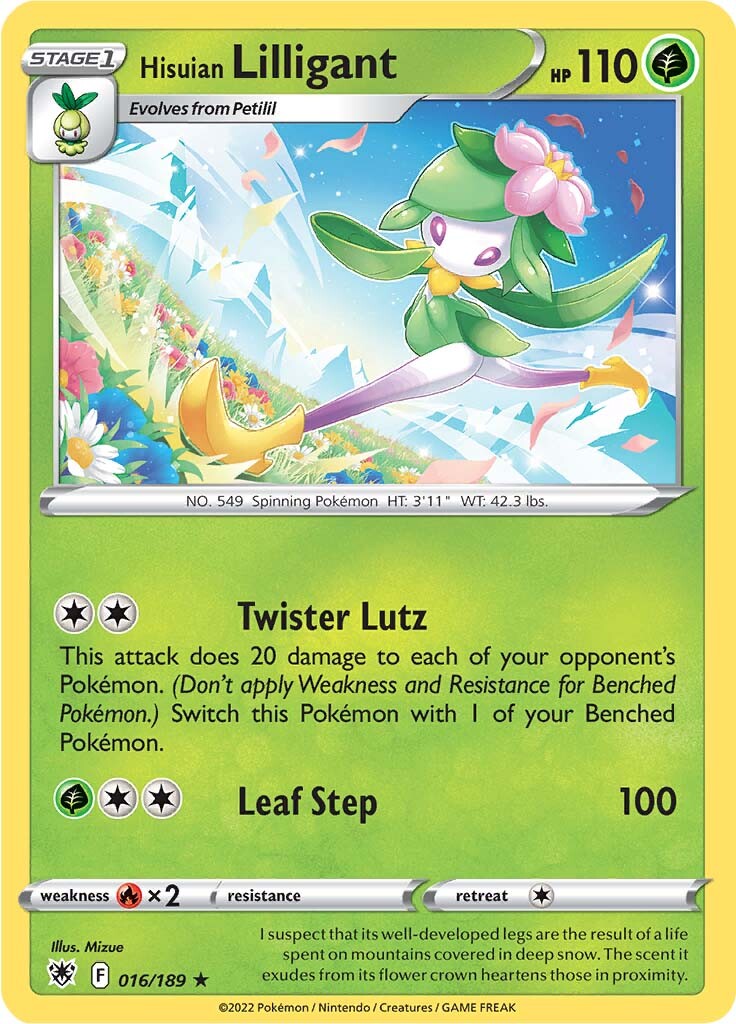 Hisuian Lilligant (016/189) [Sword & Shield: Astral Radiance] | Exor Games Dartmouth