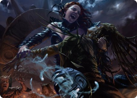 Olivia's Midnight Ambush Art Card [Innistrad: Midnight Hunt Art Series] | Exor Games Dartmouth