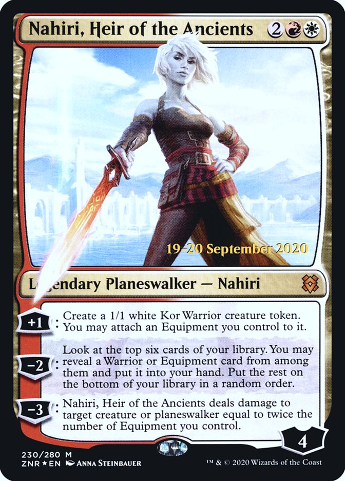 Nahiri, Heir of the Ancients  [Zendikar Rising Prerelease Promos] | Exor Games Dartmouth