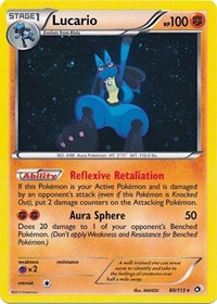 Lucario (80/113) (Cosmos Holo) [Black & White: Legendary Treasures] | Exor Games Dartmouth