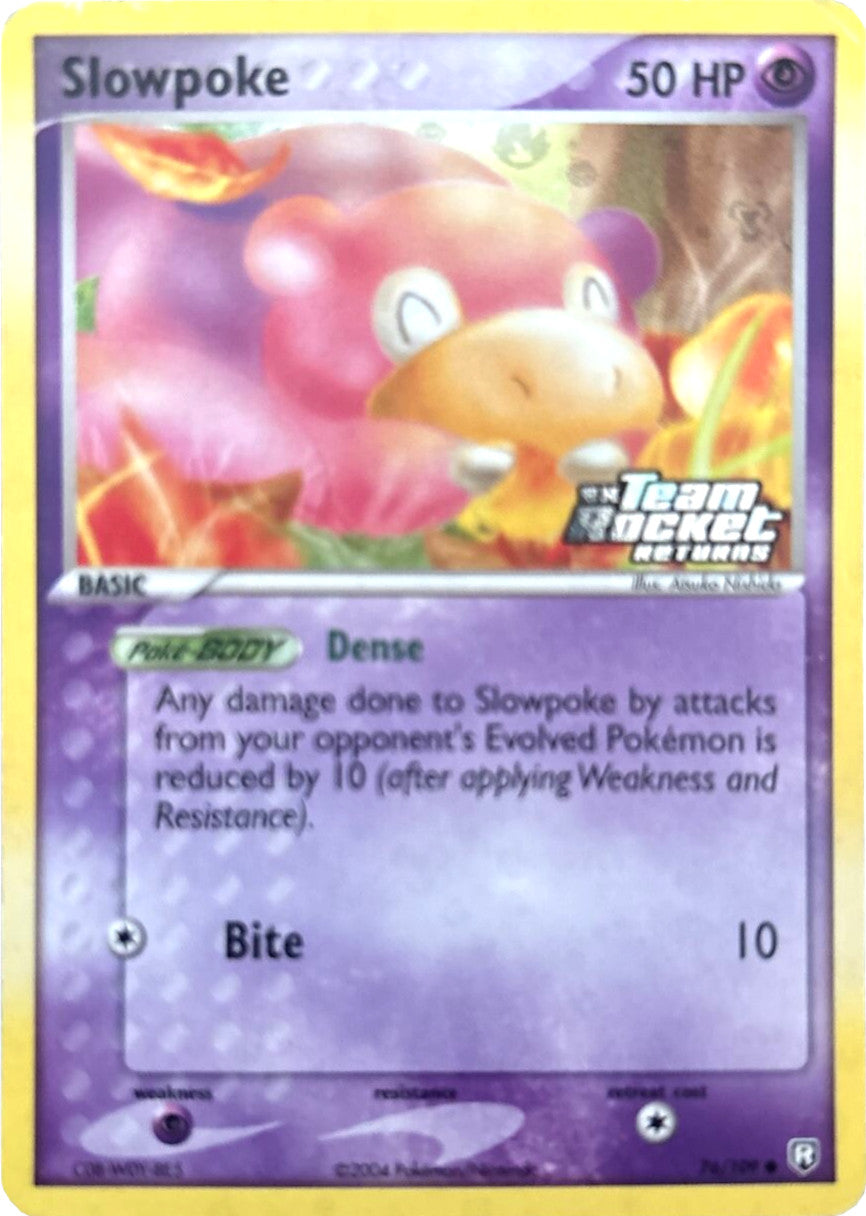 Slowpoke (76/109) (Stamped) [EX: Team Rocket Returns] | Exor Games Dartmouth