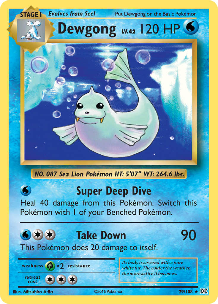 Dewgong (29/108) [XY: Evolutions] | Exor Games Dartmouth