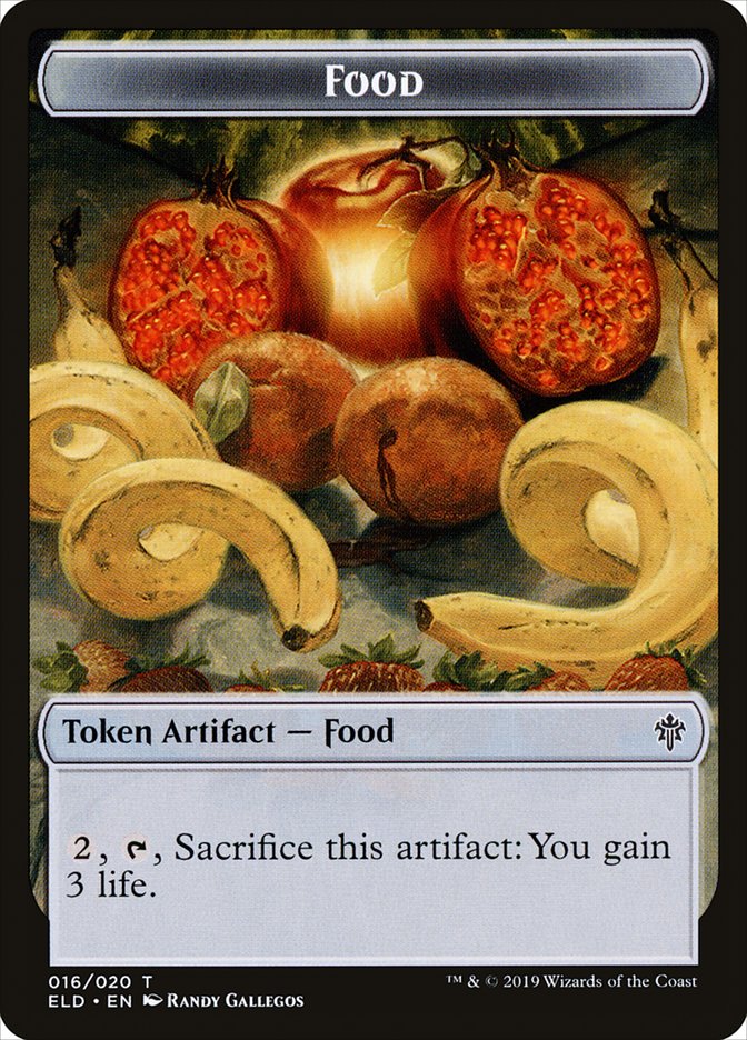 Food (016/020) [Throne of Eldraine Tokens] | Exor Games Dartmouth