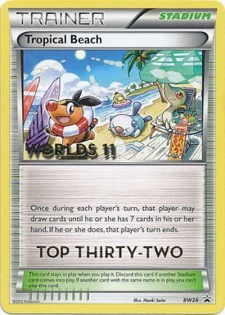 Tropical Beach (BW28) (Top 32) [Black & White: Black Star Promos] | Exor Games Dartmouth