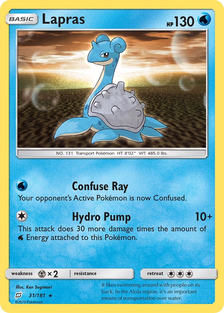 Lapras (31/181) [Sun & Moon: Team Up] | Exor Games Dartmouth