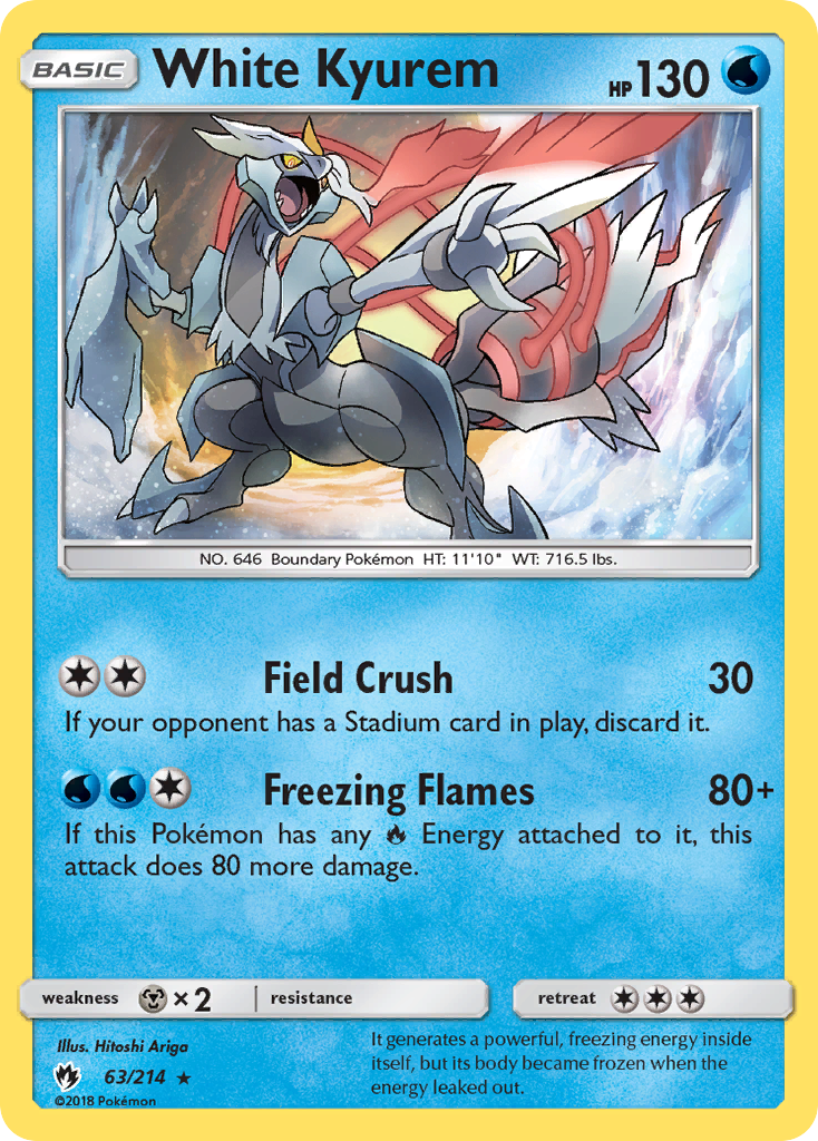 White Kyurem (63/214) [Sun & Moon: Lost Thunder] | Exor Games Dartmouth