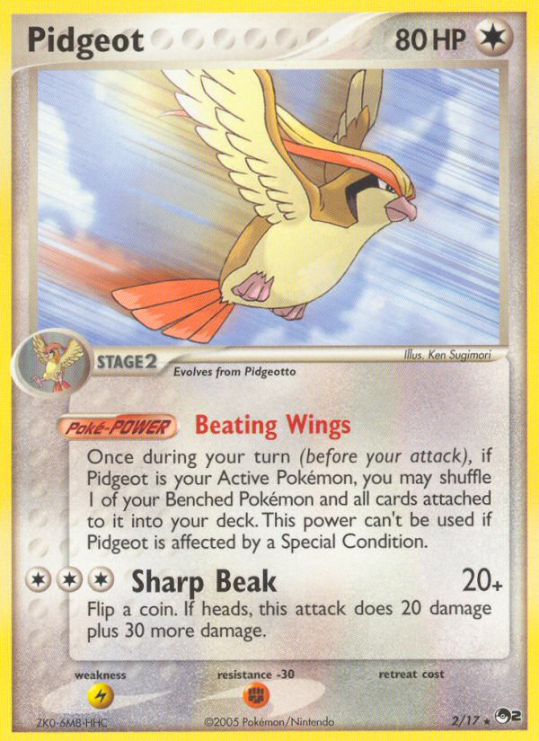 Pidgeot (2/17) [POP Series 2] | Exor Games Dartmouth