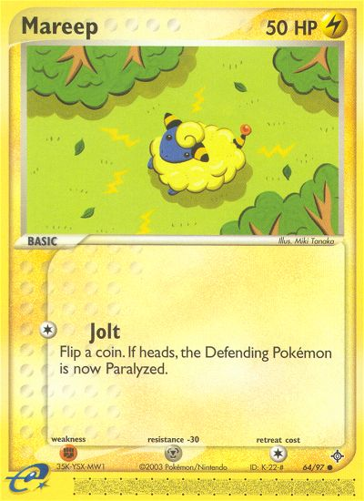 Mareep (64/97) [EX: Dragon] | Exor Games Dartmouth