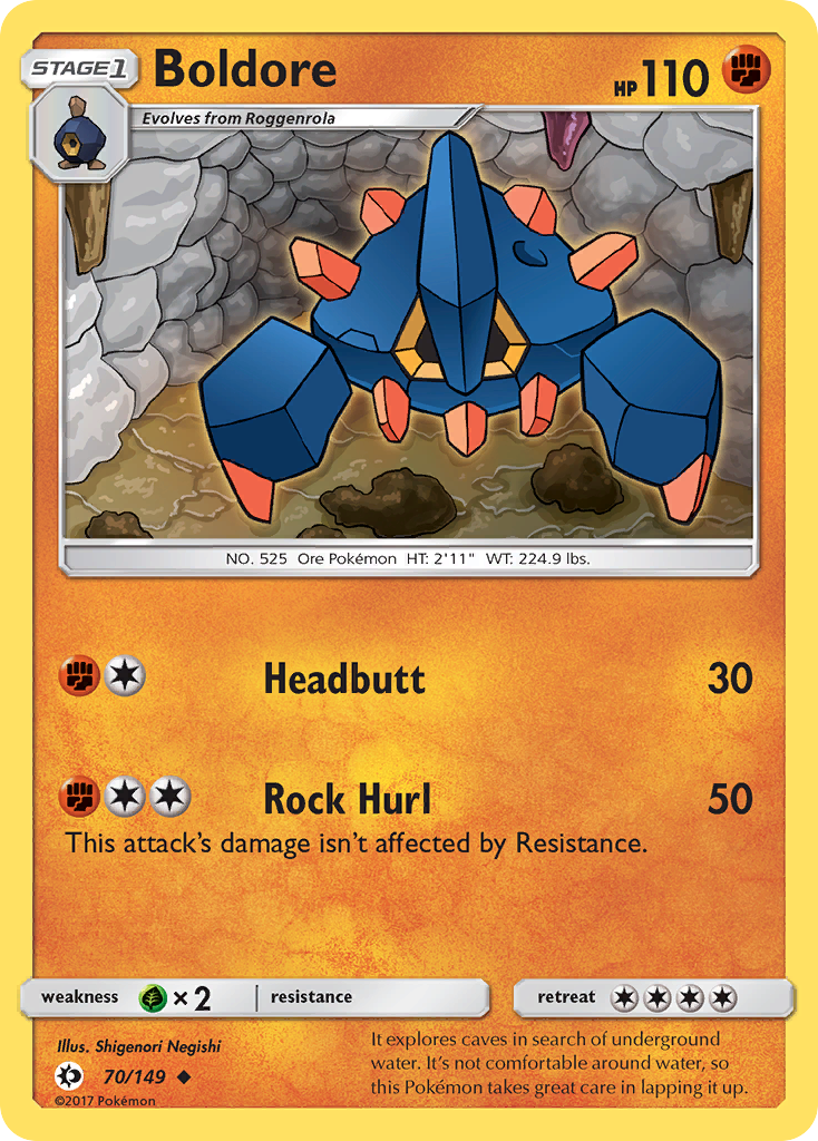 Boldore (70/149) [Sun & Moon: Base Set] | Exor Games Dartmouth