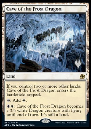 Cave of the Frost Dragon (Promo Pack) [Dungeons & Dragons: Adventures in the Forgotten Realms Promos] | Exor Games Dartmouth