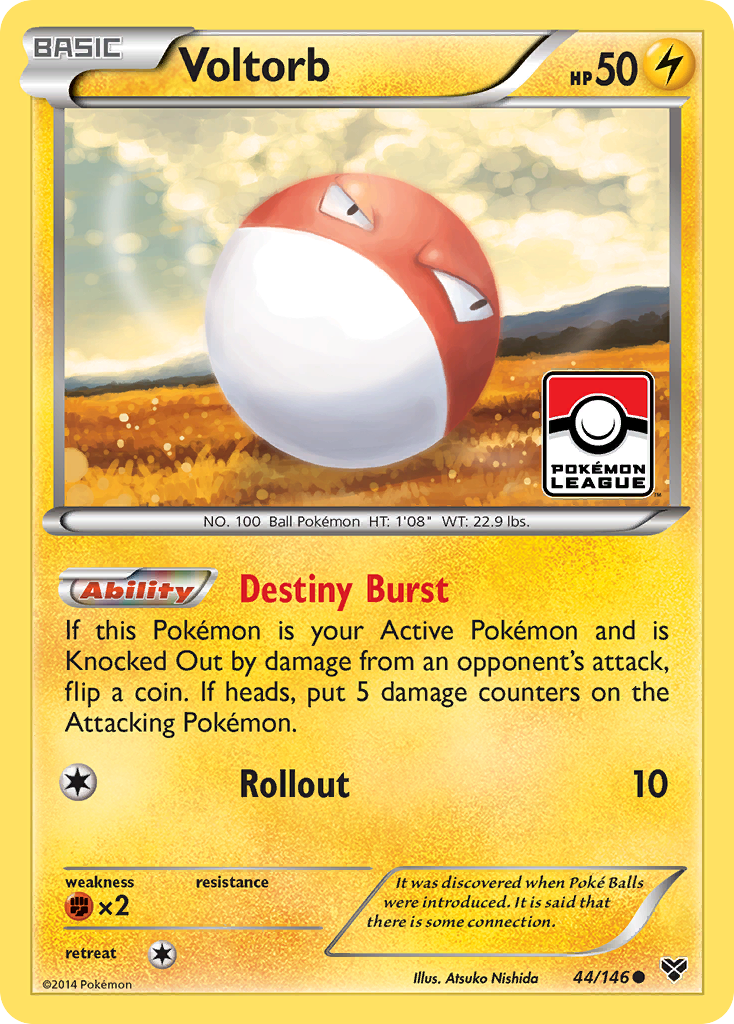 Voltorb (44/146) [XY: Base Set] | Exor Games Dartmouth