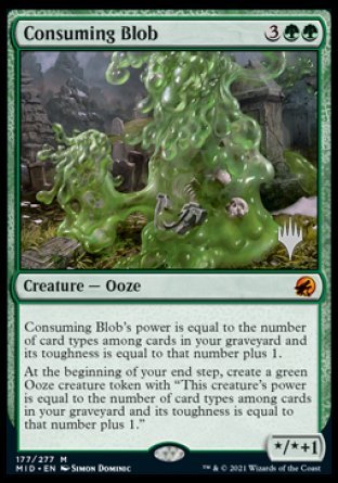 Consuming Blob (Promo Pack) [Innistrad: Midnight Hunt Promos] | Exor Games Dartmouth