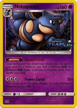 Nidoqueen (SM160) (Staff) [Sun & Moon: Black Star Promos] | Exor Games Dartmouth
