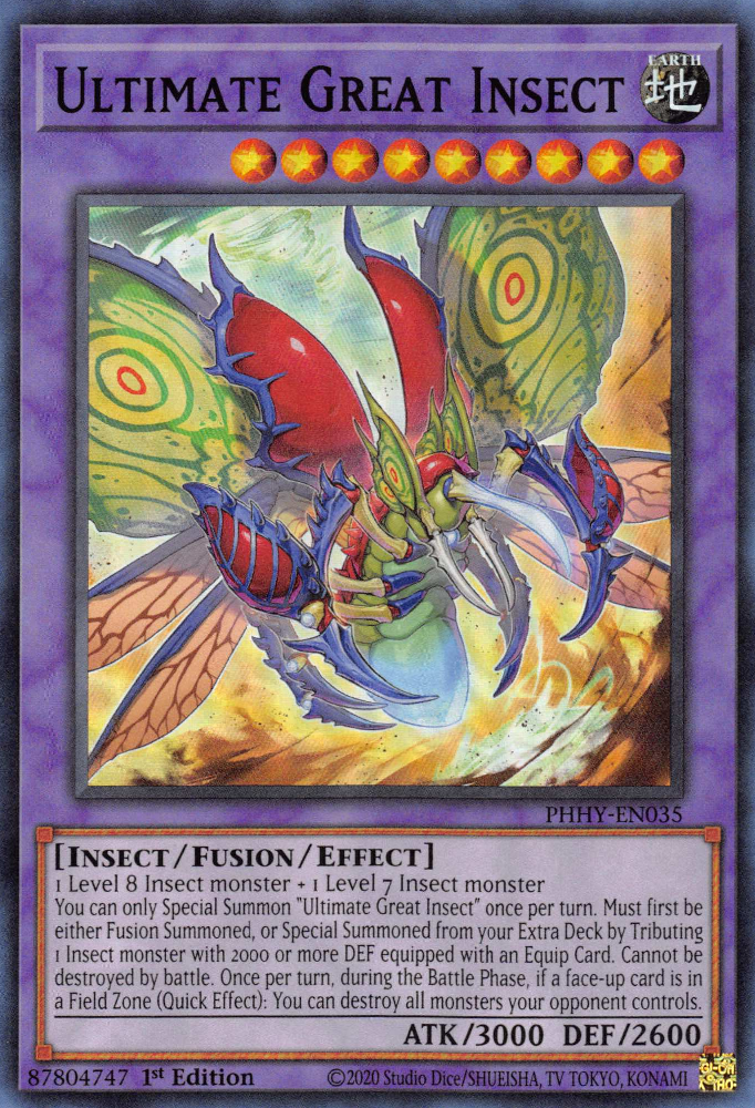 Ultimate Great Insect [PHHY-EN035] Super Rare | Exor Games Dartmouth