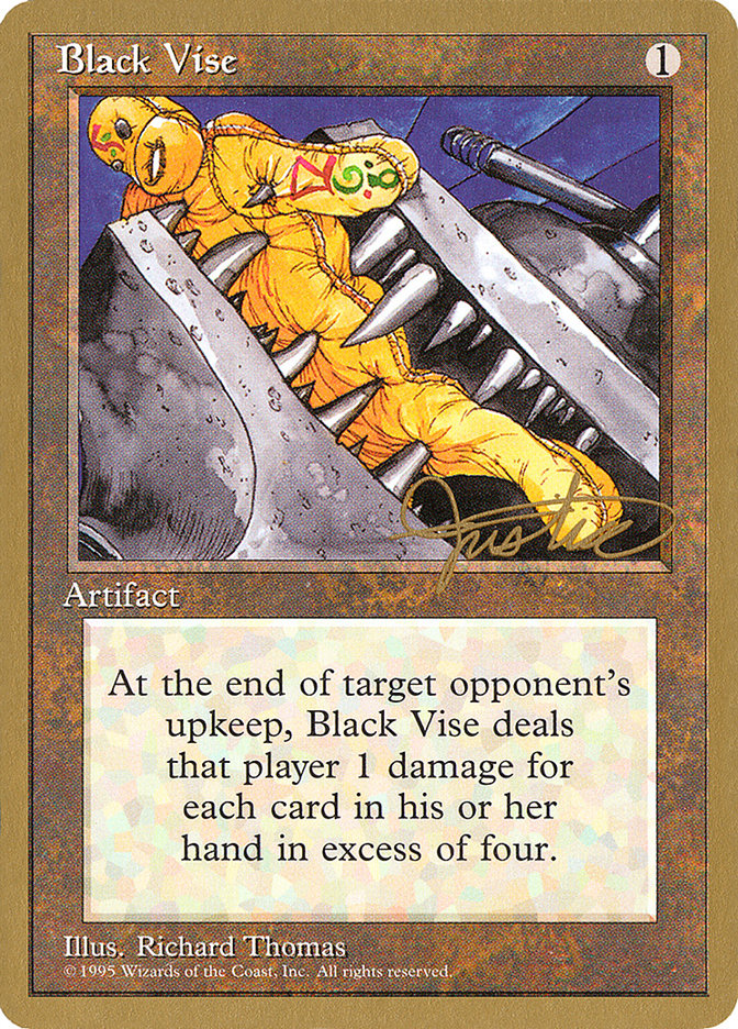 Black Vise (Mark Justice) [Pro Tour Collector Set] | Exor Games Dartmouth