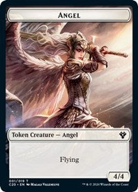 Angel // Elemental (010) Double-sided Token [Commander 2020 Tokens] | Exor Games Dartmouth