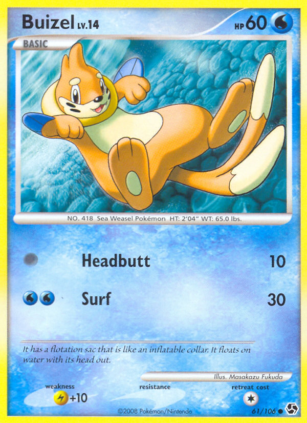 Buizel (61/106) [Diamond & Pearl: Great Encounters] | Exor Games Dartmouth