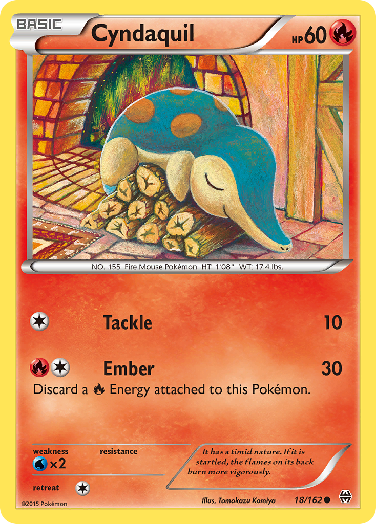 Cyndaquil (18/162) [XY: BREAKthrough] | Exor Games Dartmouth