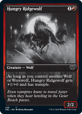 Hungry Ridgewolf [Innistrad: Double Feature] | Exor Games Dartmouth