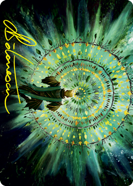Verdant Mastery Art Card (Gold-Stamped Signature) [Strixhaven: School of Mages Art Series] | Exor Games Dartmouth