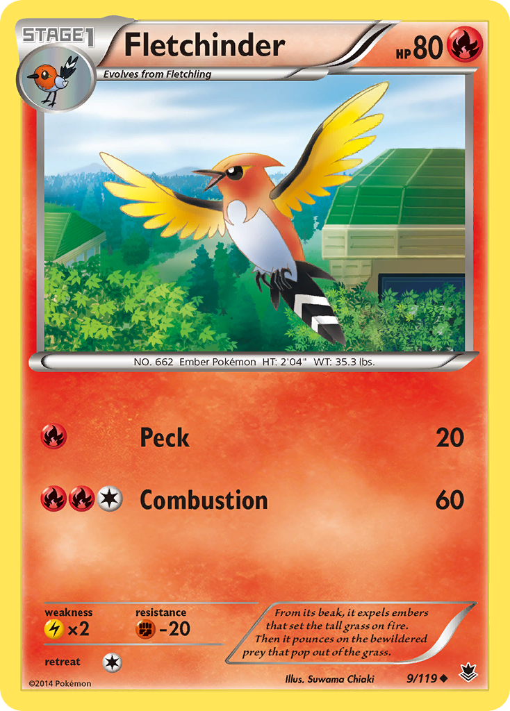 Fletchinder (9/119) [XY: Phantom Forces] | Exor Games Dartmouth