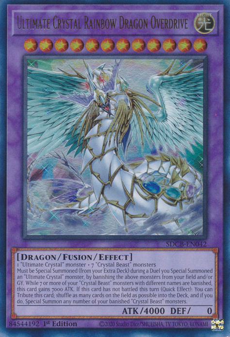 Ultimate Crystal Rainbow Dragon Overdrive [SDCB-EN042] Ultra Rare | Exor Games Dartmouth