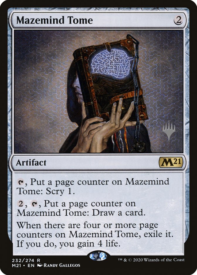 Mazemind Tome (Promo Pack) [Core Set 2021 Promos] | Exor Games Dartmouth