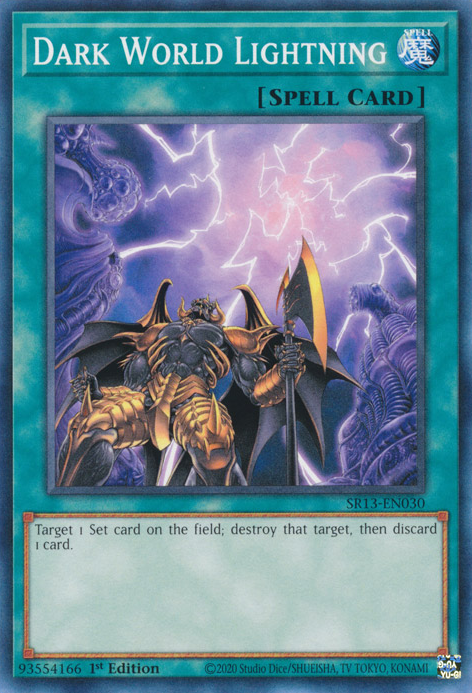 Dark World Lightning [SR13-EN030] Common | Exor Games Dartmouth