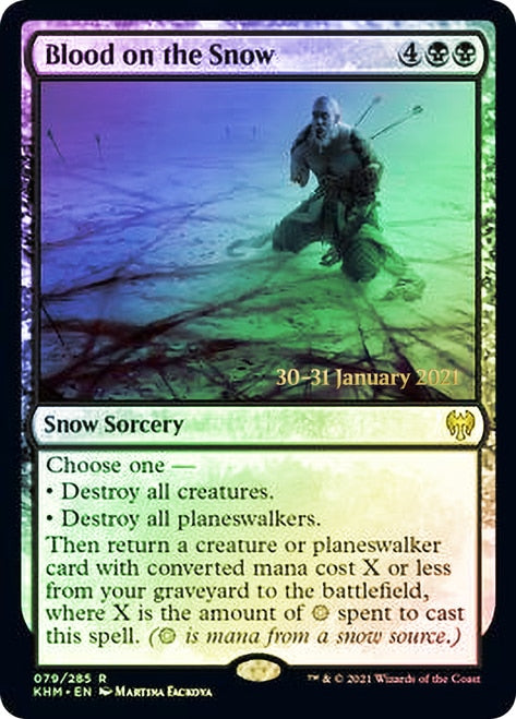 Blood on the Snow  [Kaldheim Prerelease Promos] | Exor Games Dartmouth