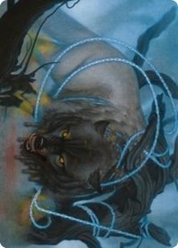 Bind the Monster Art Card [Kaldheim: Art Series] | Exor Games Dartmouth