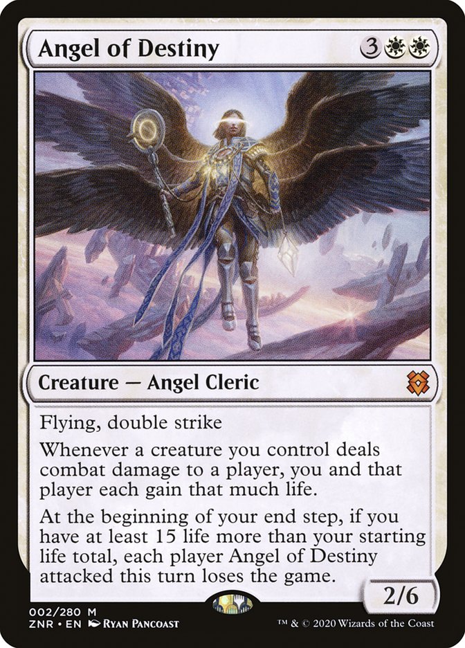 Angel of Destiny [Zendikar Rising] | Exor Games Dartmouth