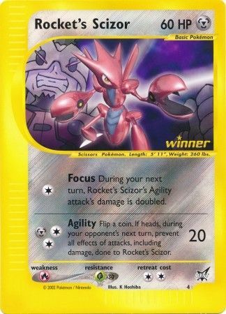 Rocket's Scizor (4) (Jumbo Card) [Best of Promos] | Exor Games Dartmouth