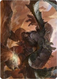 Moraug, Fury of Akoum Art Card [Zendikar Rising Art Series] | Exor Games Dartmouth