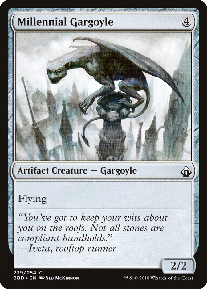 Millennial Gargoyle [Battlebond] | Exor Games Dartmouth