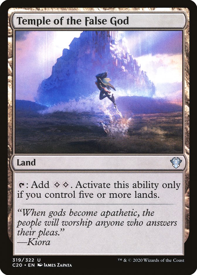 Temple of the False God [Commander 2020] | Exor Games Dartmouth