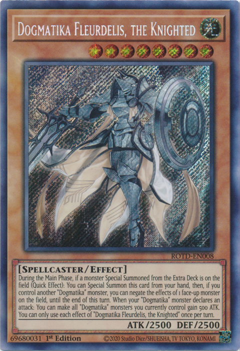 Dogmatika Fleurdelis, the Knighted [ROTD-EN008] Secret Rare | Exor Games Dartmouth