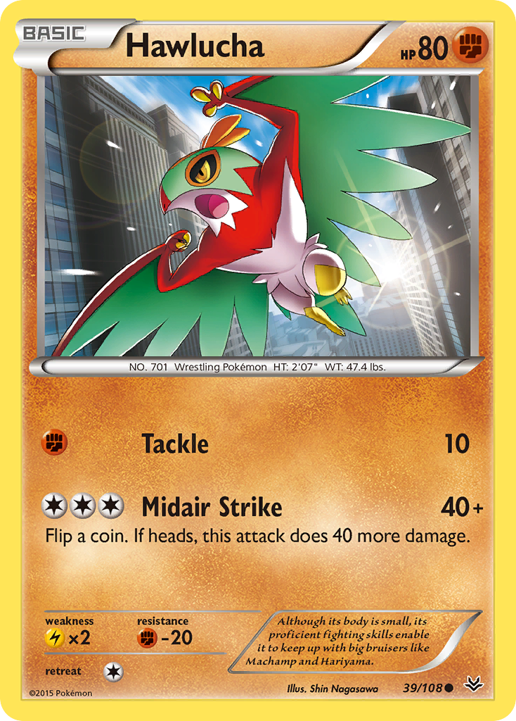 Hawlucha (39/108) [XY: Roaring Skies] | Exor Games Dartmouth