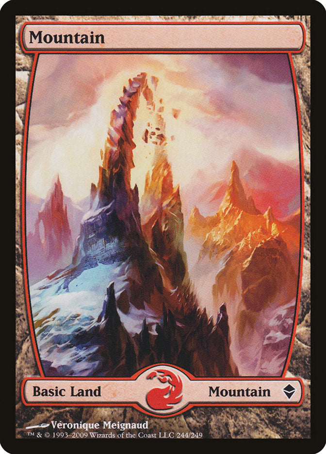 Mountain (244) [Zendikar] | Exor Games Dartmouth