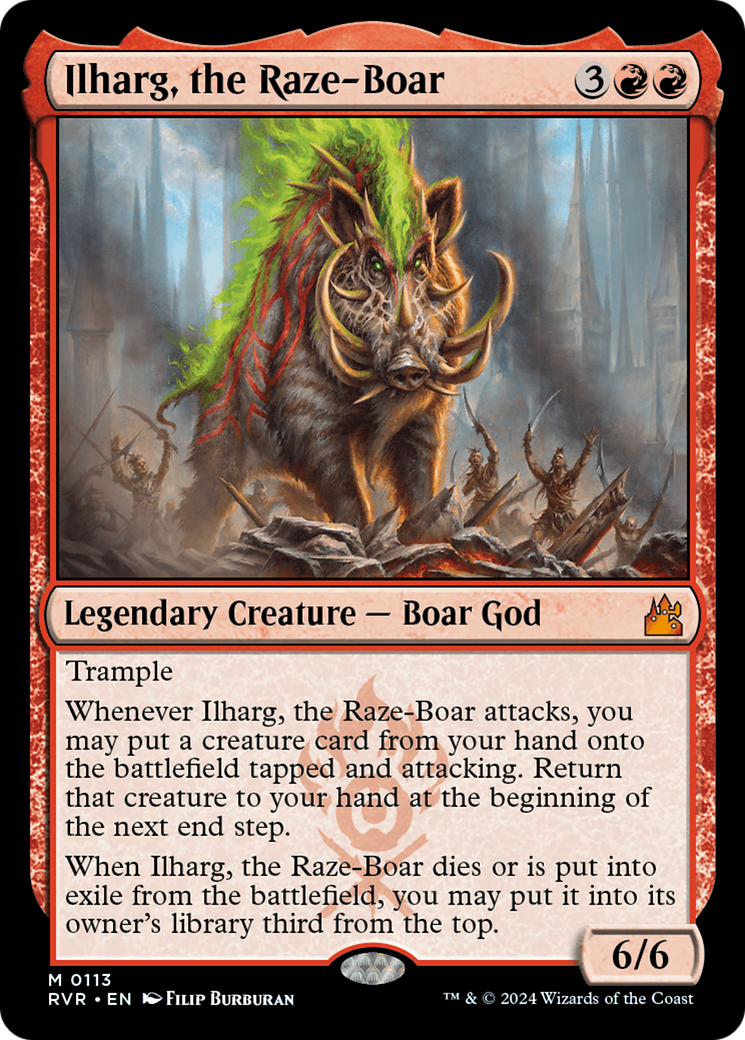 Ilharg, the Raze-Boar [Ravnica Remastered] | Exor Games Dartmouth