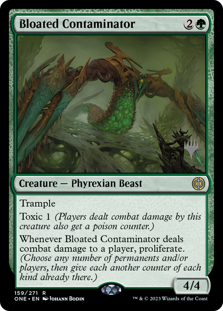 Bloated Contaminator (Promo Pack) [Phyrexia: All Will Be One Promos] | Exor Games Dartmouth