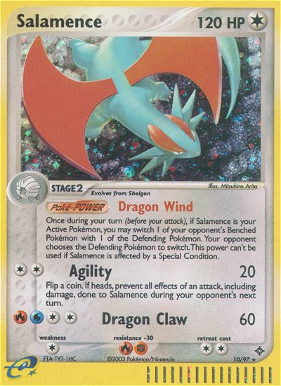 Salamence (10/97) [EX: Dragon] | Exor Games Dartmouth