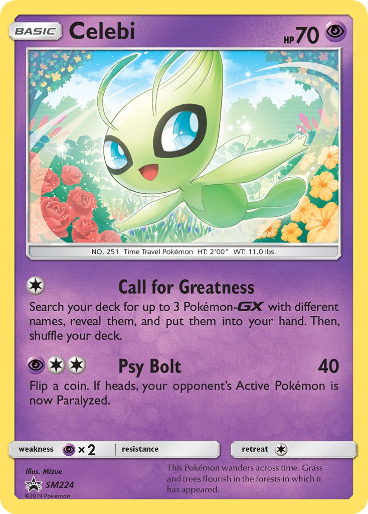 Celebi (SM224) [Sun & Moon: Black Star Promos] | Exor Games Dartmouth