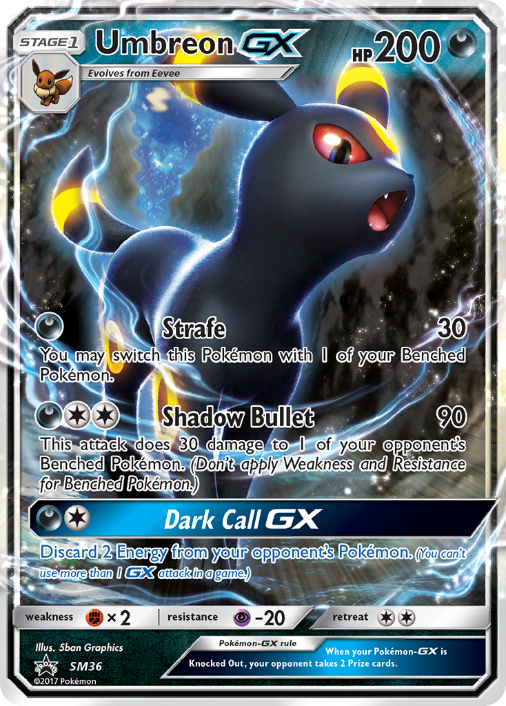 Umbreon GX (SM36) [Sun & Moon: Black Star Promos] | Exor Games Dartmouth