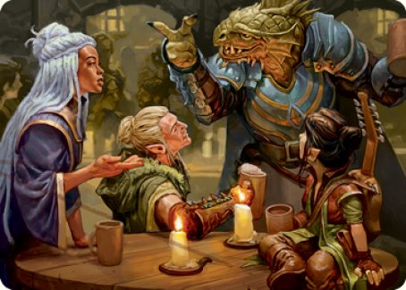 You Meet in a Tavern Art Card [Dungeons & Dragons: Adventures in the Forgotten Realms Art Series] | Exor Games Dartmouth